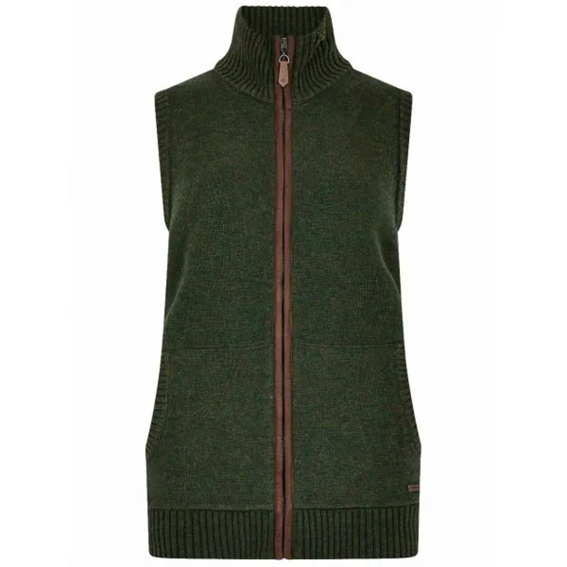 Dubarry Sheedy Ladies Knit Bodywarmer Olive
